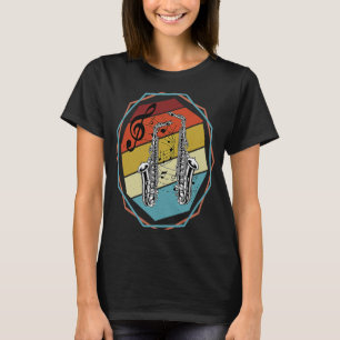 Saxophone Musikinstrument Musiker T-Shirt