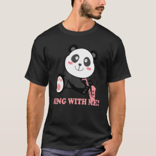 Saxophone Panda Bären Gesang- und Spielinstrument T-Shirt