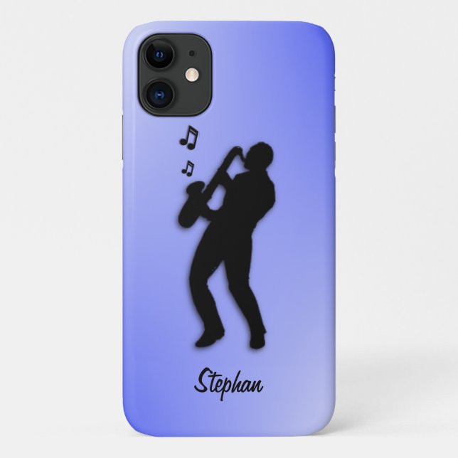 Saxophone Player Case-Mate iPhone Hülle (Rückseite)
