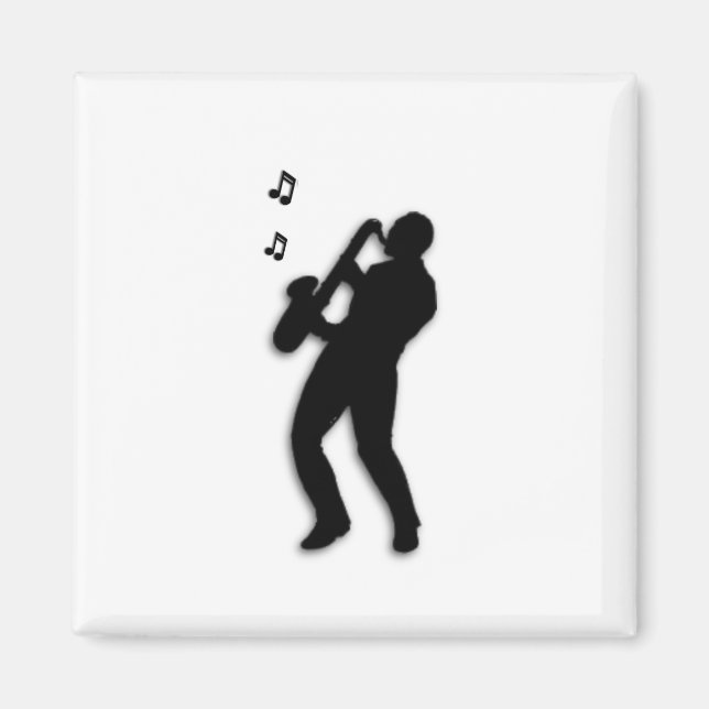 Saxophone Player Magnet (Vorne)