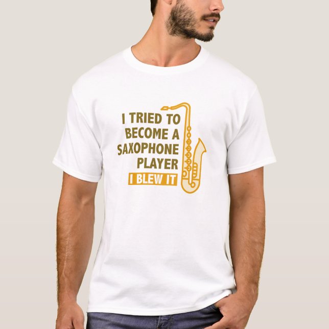 Saxophone Player T-Shirt (Vorderseite)