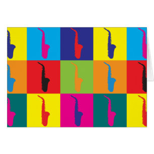 Saxophone-Pop-Kunst