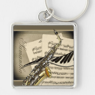 Saxophone-u. Schlüsselanhänger