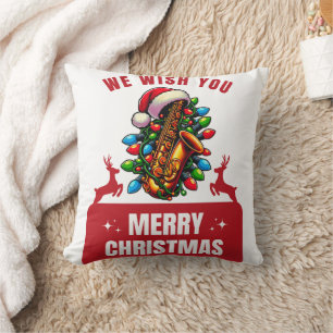 Saxophonist-Spieler Saxophonist Sax Kissen