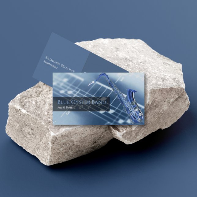 Saxophonist-Visitenkarte Visitenkarte (Von Creator hochgeladen)