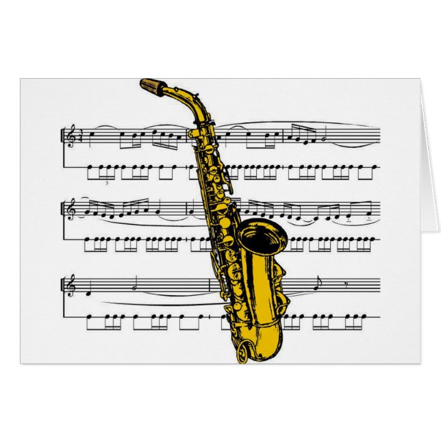 Saxophonmusical 13 B (Vorderseite (Horizontal))