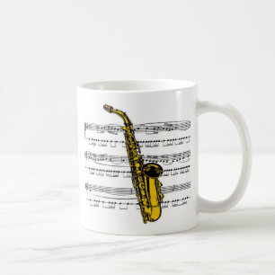 Saxophonmusical 13 B Tasse