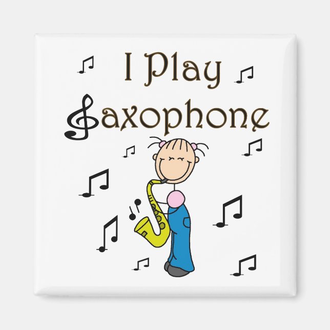Saxophonspieler Magnet (Vorne)