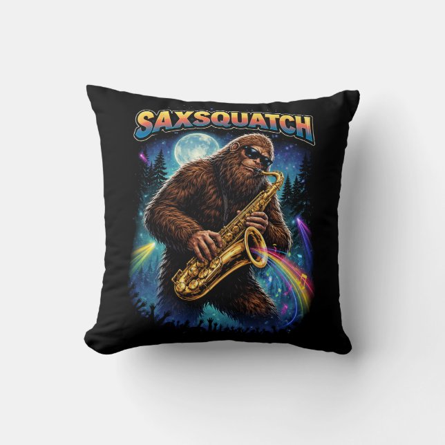 Saxsquatch Kissen (Vorderseite)