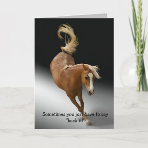 Say Buck it Retirement Karte