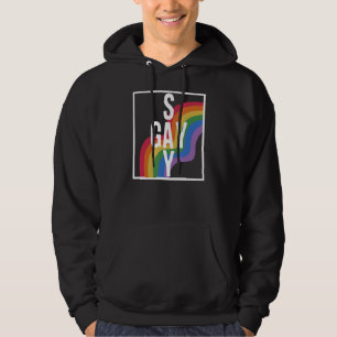 Say Gay Gerahmt LGBTQ Schützen Trans Youth Gay Pri Hoodie