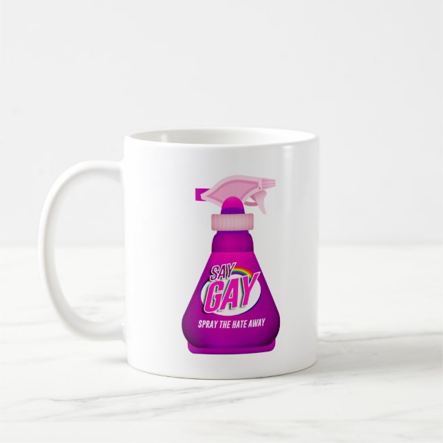 Say Gay Spray Kaffeetasse (Links)