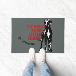 Say hello Great Dane Fußmatte