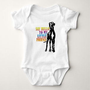 Say Hello To My Little Friend Baby Strampler