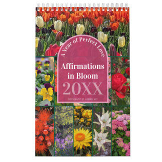 Say It Daily Affirmations in Bloom 12-months Kalender