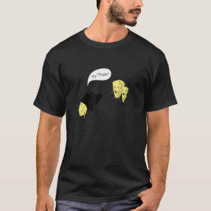 Say Leute Käse nehmen Foto Camera Retro Old Tim T-Shirt