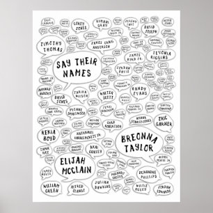 say their names poster