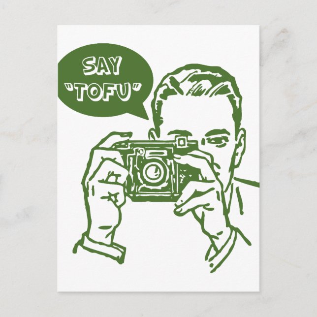 Say Tofu Postkarte (Vorderseite)