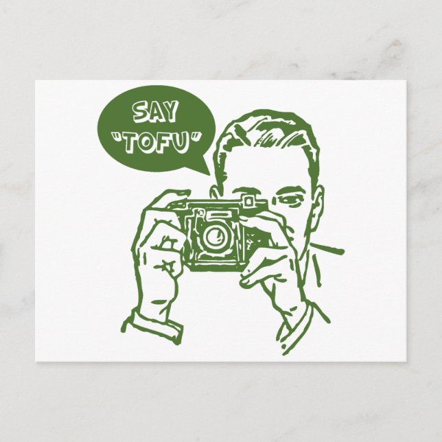 Say Tofu Postkarte (Vorderseite)