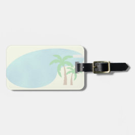 Say Vacation Retro Art Spaß Nostalgie Gepäckanhänger