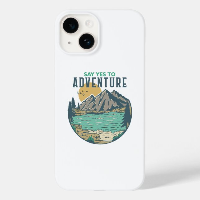Say Yes to Adventure Case-Mate iPhone Hülle (Rückseite)