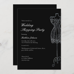 Say Yes to Dress Bridesmaid Shopping Party Einladung