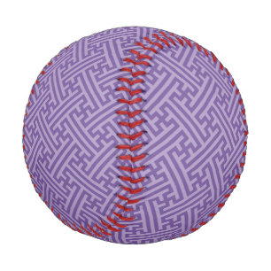 Sayagata-Muster, Japanisch, Lila und Rosa Baseball