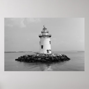 Saybrook Breakwater Light Poster
