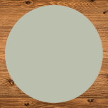 Saybrook Sage Solid Color Runder Pappuntersetzer<br><div class="desc">Saybrook Sage Solid Color</div>