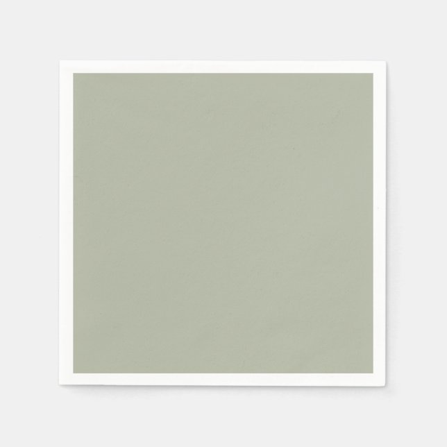 Saybrook Sage Solid Color Serviette (Vorderseite)