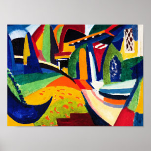 Sayen - Scheherazade, buntes Gemälde Poster