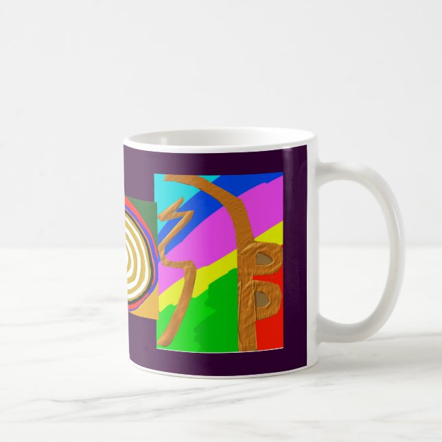 Sayhayki   MUTIGER Regenbogen Tasse (Rechts)