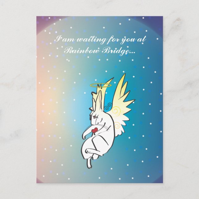 SAYING GOODBYE POSTKARTE (Vorderseite)