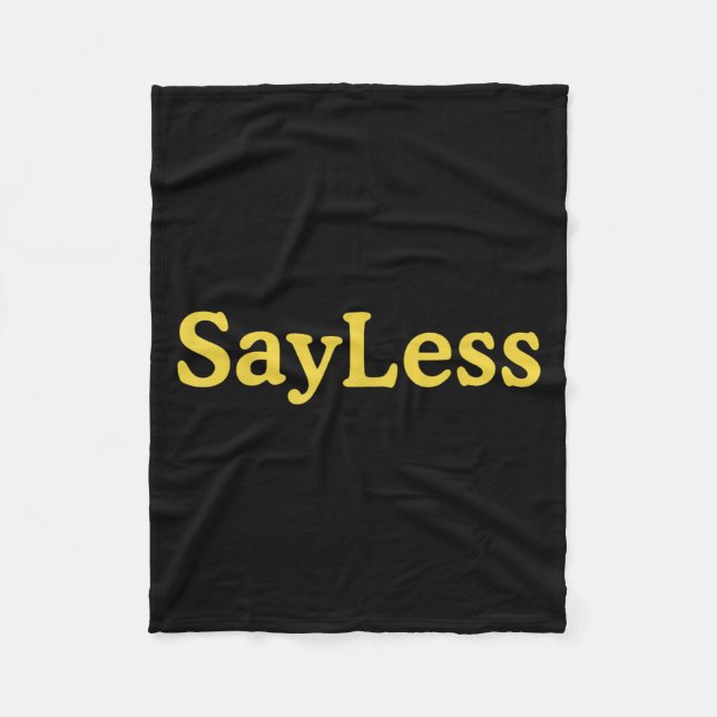Sayless Urban Meme Motivation  Fleecedecke (Vorderseite)