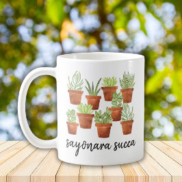 Sayonara Succa Succulent Kaffeetasse