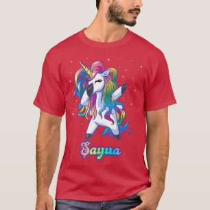SAYUA Einhorngeschenke für Mädchen Geburtstagsgesc T-Shirt