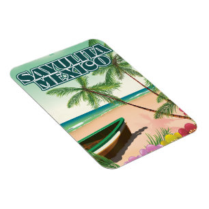 Sayulita Mexico Strandposter Magnet