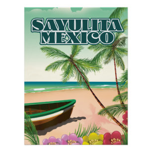 Sayulita Mexico Strandposter Poster