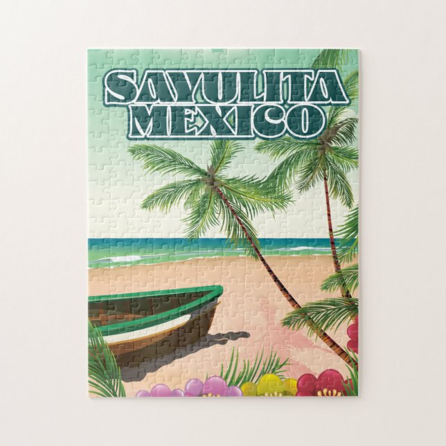 Sayulita Mexico Strandposter Puzzle (Vertikal)