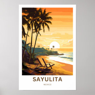 Sayulita Mexico Travel Print Poster