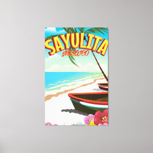 Sayulita Mexiko Reiseplakat Leinwanddruck