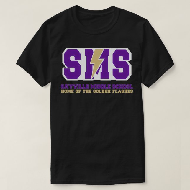 Sayville Middle schools Long Island ny T-Shirt (Design vorne)