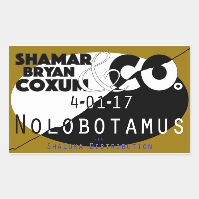 SBC&Co. X Nolobotamus Spring 2017 Release Stickers (Vorderseite)