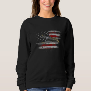 SBD Dauntless WW2 Amerikanische Flagge Sturzflugze Sweatshirt