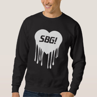 SBG Herz-Schwarzes Crewneck Sweatshirt