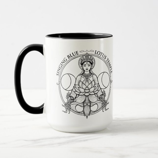 SBLT Göttin und Lotus Tasse (Links)