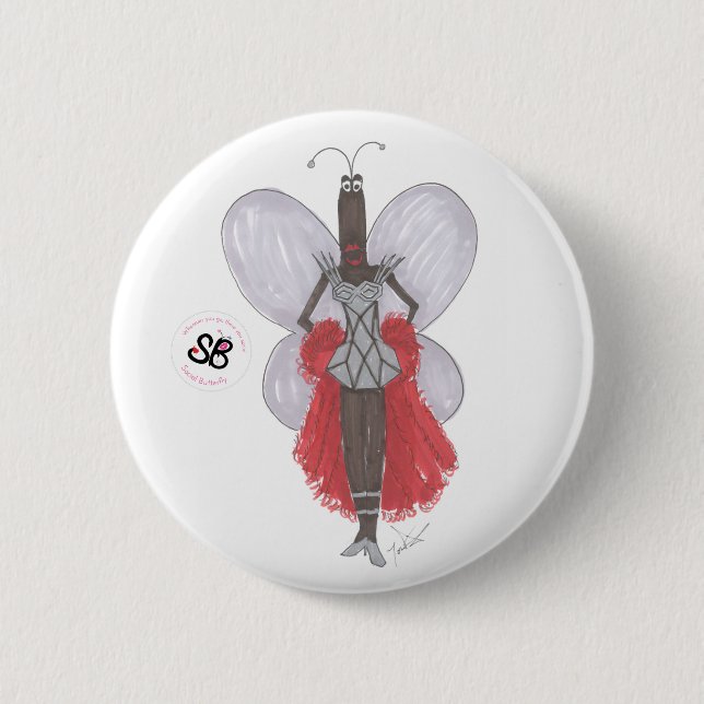 SBM Pseudoberühmtengeometrisches Mode-Knopf-Button Button (Vorderseite)