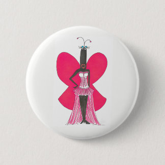 SBM Pseudoceleb-Rosa-Rüsche-Mode-Button Button