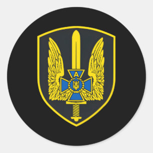 Sbu Alfa Ukraine Spezialeinheiten Alpha Spetsnaz Runder Aufkleber