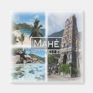 SC0030 Afrika, Seychellen, Mahe, Kühlschrank Magnet